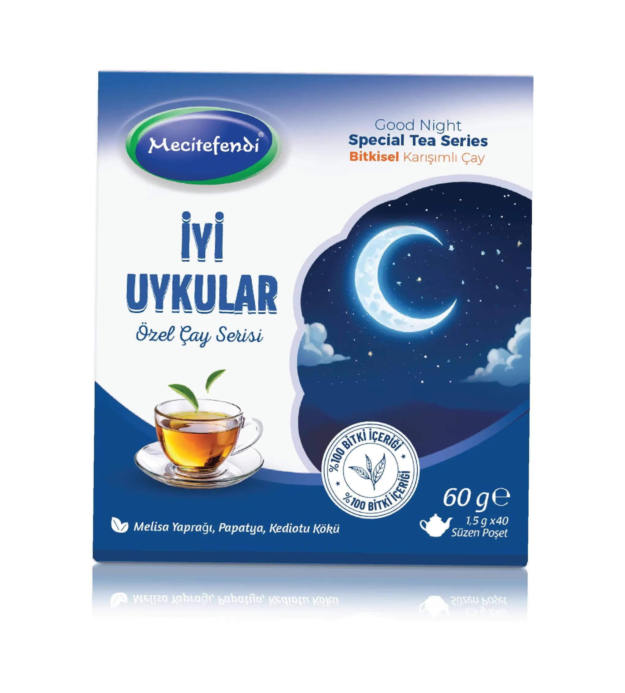 Mecitefendi İyi Uykular Çayı (40'lı Süzen Poşet)