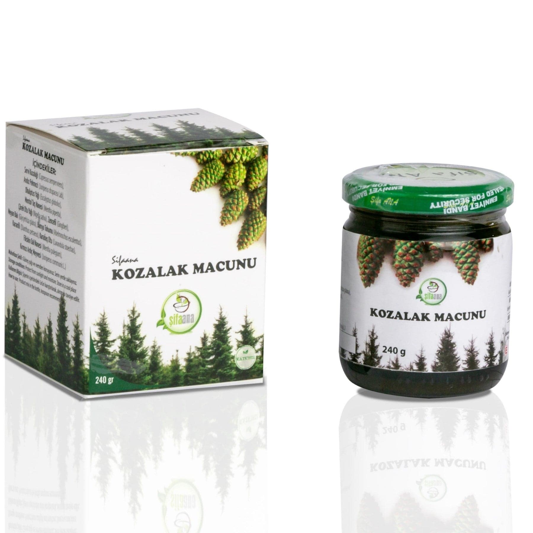 Şifa Ana Doğal Kozalak Macunu (240 gr) - Solunum ve Bağışıklık Destekleyici Geleneksel Karışım