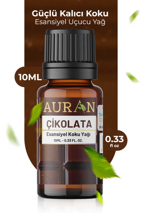 AURAN Çikolata Uçucu Koku Yağı 10 ml - Difüzör, Buhurdanlık ve Aromaterapi Esansı