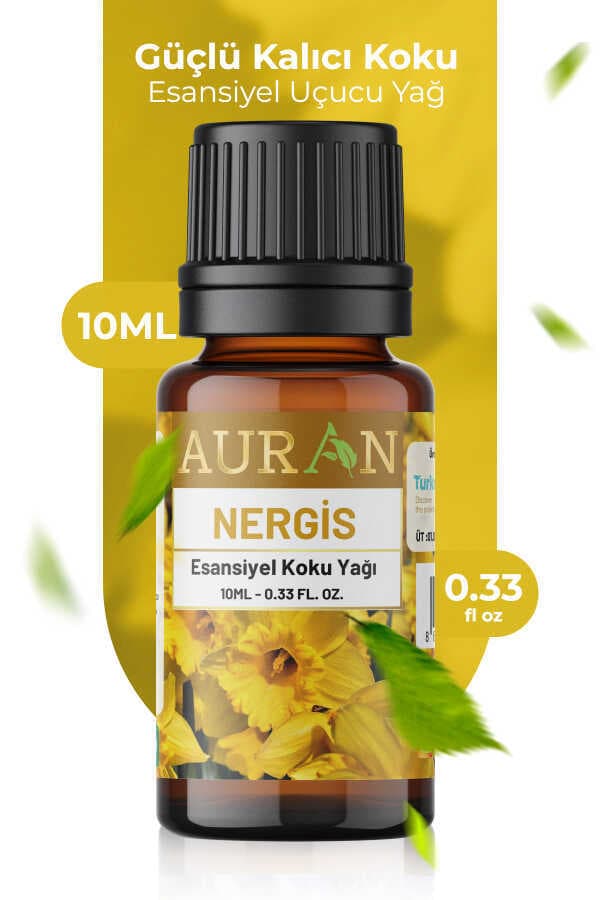 AURAN Nergis Esansiyel Uçucu Yağ 10 ml - Aromaterapi, Difüzör ve Buhurdanlık Esansı