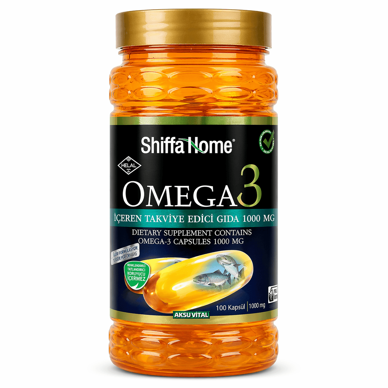 Shiffa Home Omega-3 1000 mg 100 Softjel - Balık Yağı Takviyesi