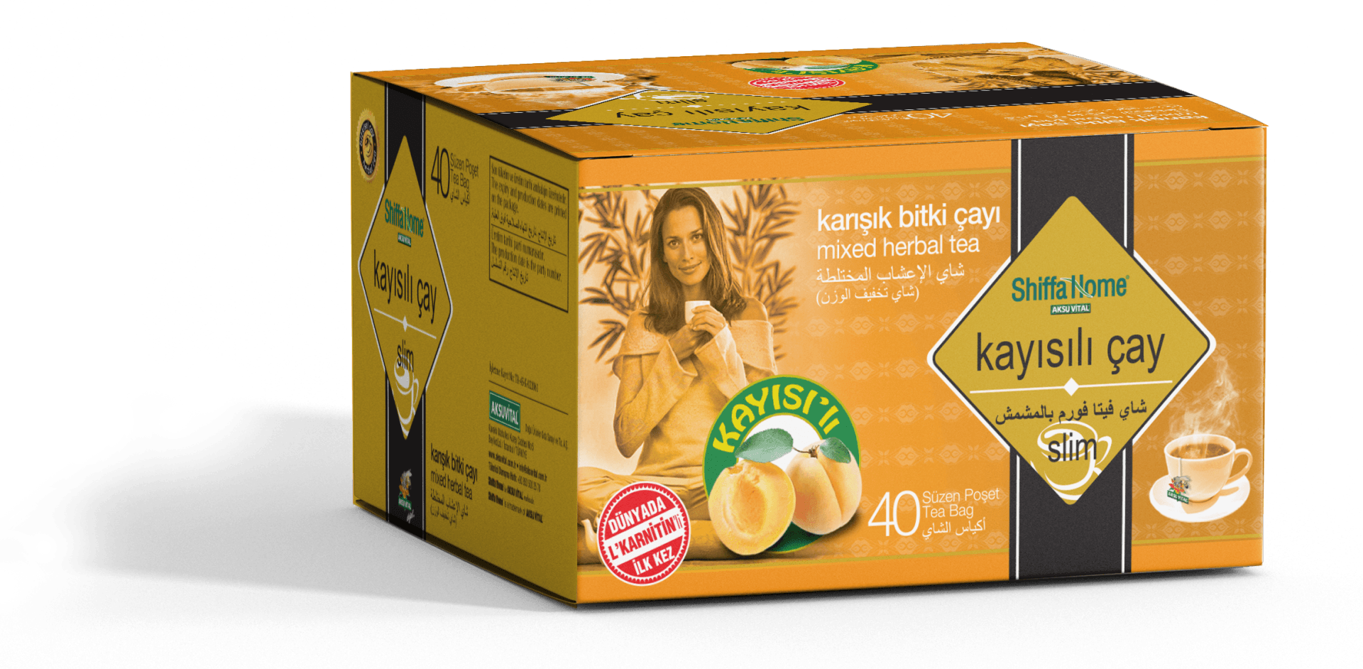 Shiffa Home Kayısılı Bitki Çayı 40 Süzen Poşet